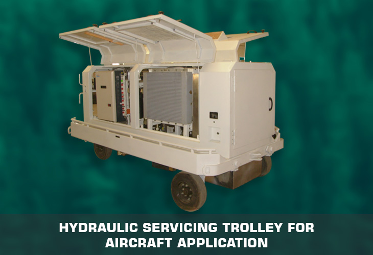 Hydraulic servicing Trolley