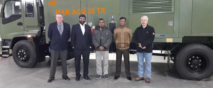 Bangladesh air force team at Air+Mak Industries Inc.